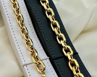 18k guldkabelkedjaarmband: 9,7 mm, 750-certifierat