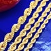 14k Gold Rope Chains. Different Sizes, 3mm/3.55mm/4.20mm/5mm.real GOLD ...
