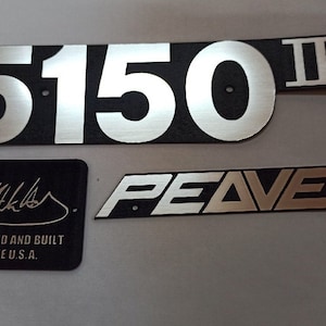 Peavey 5150ll amplifaer logo set