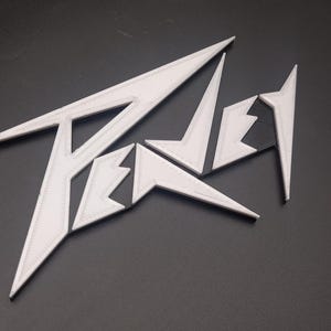 Peavey logo spiked 3D | Different colors and sizes