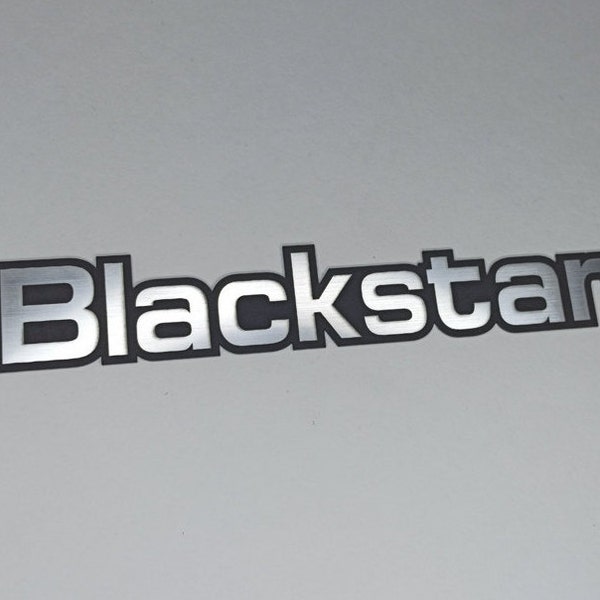 Blackstar Logo Silber 250 mm - 9.8"