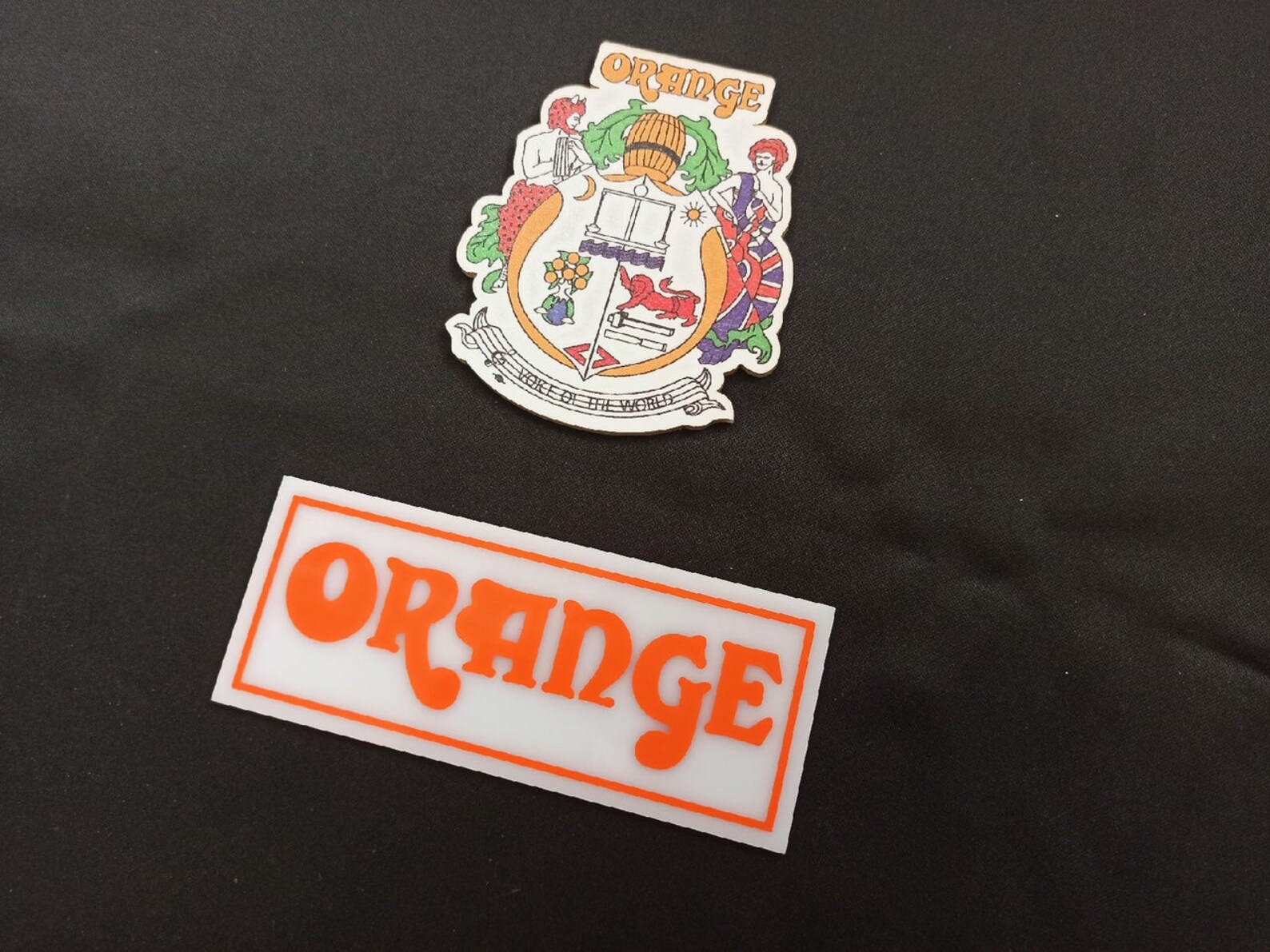 Kit Orange Amplifier Plastic Logo Icon Black and Orange Color Etsy