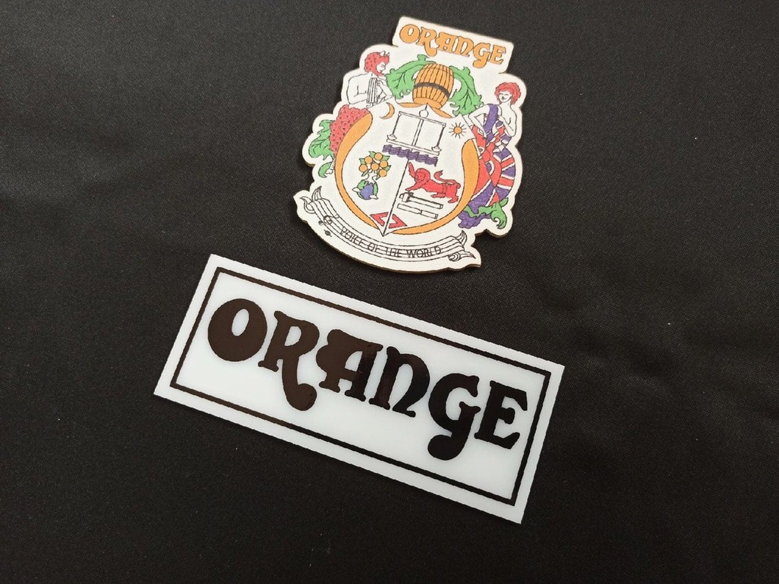 Kit Orange Amplifier Plastic Logo Icon Black and Orange Color Etsy