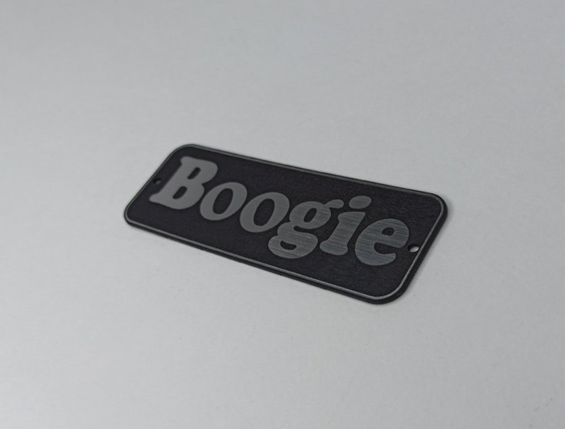 Boogie Logo Silver 108 Mm 4.2 | Etsy