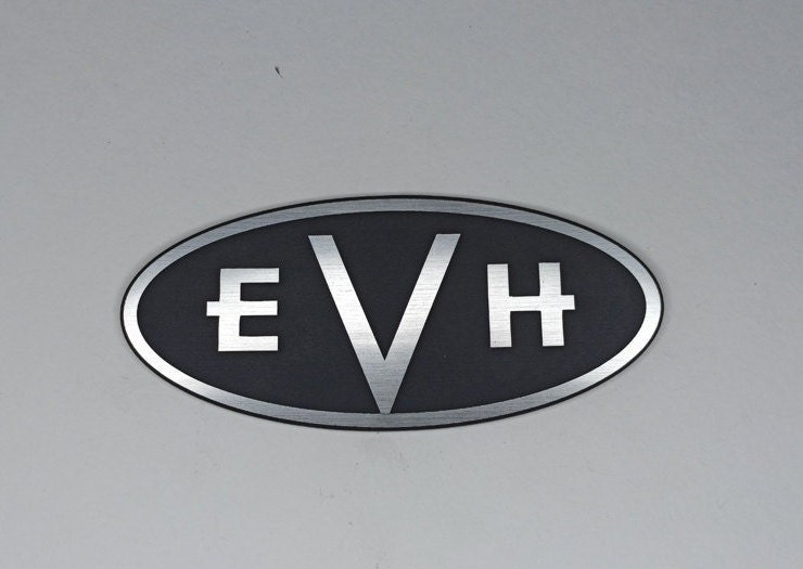Eddy Van Halen EVH Logo License Plate, 11.5
