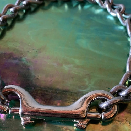 Stainless Steel Twisted Chain Necklace | Heavy Duty Chunky Silver Jewelry, Queer, Punk, Goth, Alternative, Grunge, Industrial, Emo