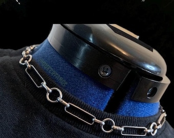 O Ring-Kette Choker/ Halskette | Edelstahl Antiallergisch Alt Queer Schmuck Mode, Gothic, Punk, Goth, Alternativ, Grunge, Biker Emo