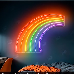 Rainbow 3.0 - LED Neon Sign, Unique Neon Sign, Room decor, Wall Decor, Custom Neon Sign, Neon For Home, Rainbow Wall Decor, Multicolor Sign