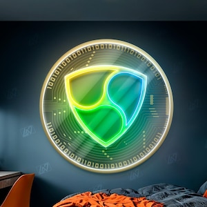 Nem Xem - LED Neon Sign with UV Print, Bedroom neon sign, Crypto neon sign, Neon Lights, Crypto