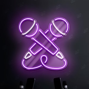 Podcast Neon Sign – LED Light for Studio, Custom Recording Room Decor, Live Streaming Sign