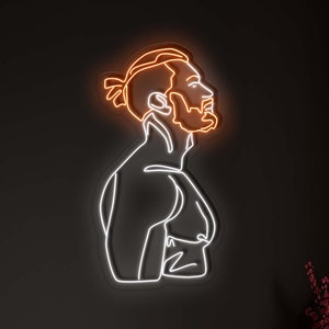 Male - LED Neon Sign Custom, Body Man, Body Neon Sign, Sexy Neon Sign, Boy Neon Sign, Man Body Led Neon, Neon Sign With Man Body,Ginger