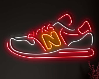 Sneaker - Neon Sign, Sneakerhead Room Led Sign, Shoes Led Sign, Sneaker Leds, sport shoe for the , home, bedroom, cafe, office, living room