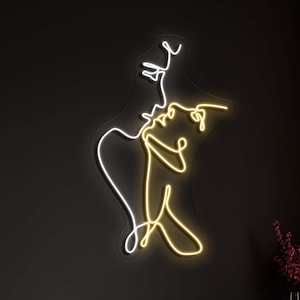 Romantic Moment- LED Neon Sign , Custom Neon Sign, Custom Neon Light, Neon Bedroom Sign, Led Neon Wall Decor, Wall Art
