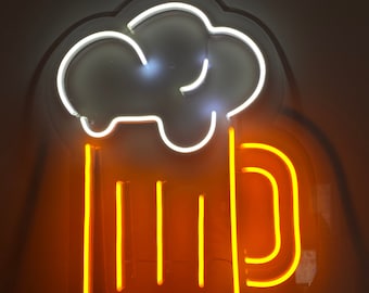 Beer - LED Neon Sign, Interior Decor, Room decor, Wall Decor, Custom Sign, Neon For Home