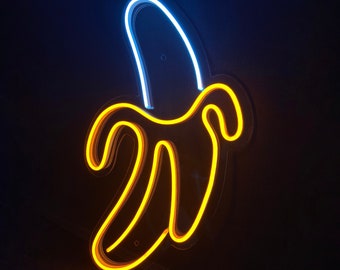 Banana - LED Neon Sign, Interior Decor, Room decor, Wall Decor, Custom Sign, Neon For Home