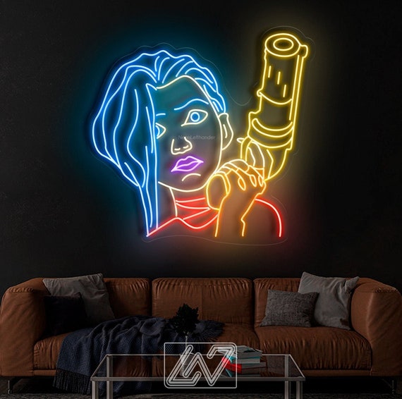 Jinx Arcane LED Neon Sign Cartoon Neon Sign Etsy