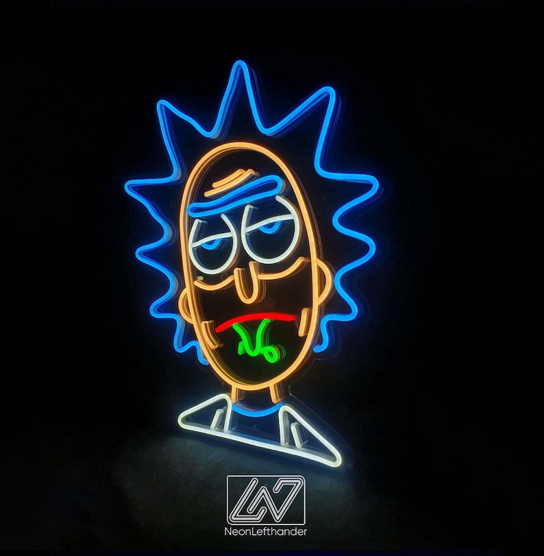Custom Hero Neon Sign Neon Anime Wall ART Anime Cartoon Etsy