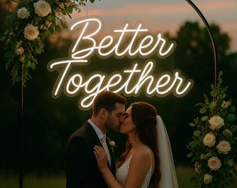 結婚式 ネオンサイン ネオンライト better together Better Together ネオンサイン LED ウェディングライト、レセプション