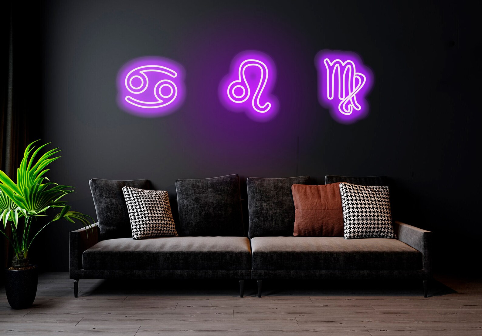 Astrology Horoscope Zodiac LED Neon Sign Interior Decor Etsy