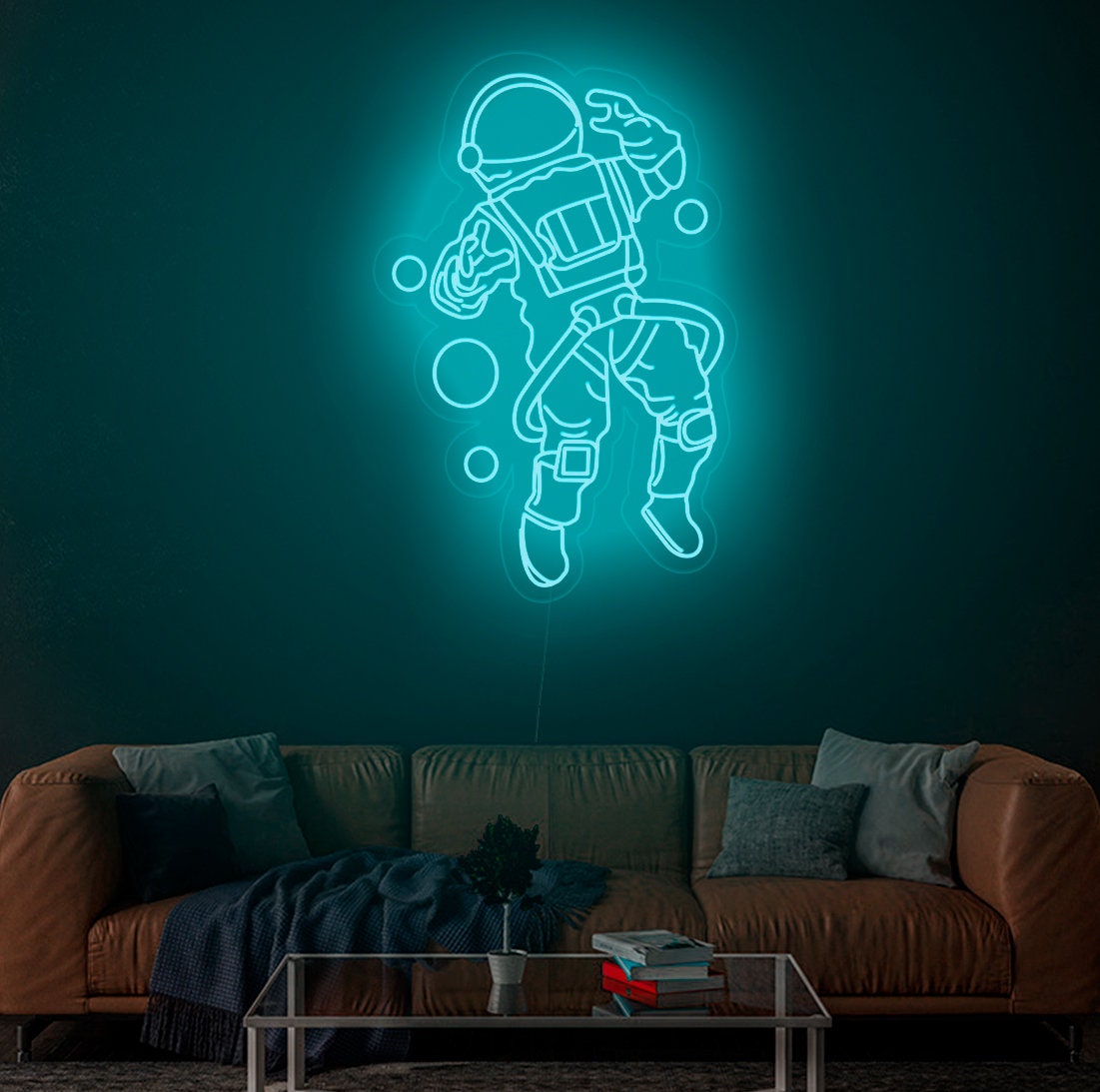 Astronaut LED Neon Sign Neon Sign ART for Home Neon Wall - Etsy