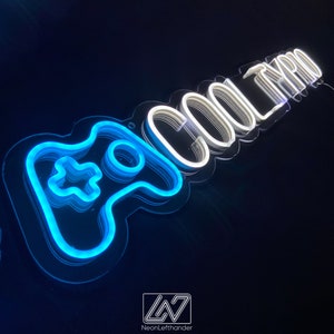 Custom Gamepad Username - LED Neon Sign, YouTube Neon Light, Gamer Gifts, Cybersport Gamer Room Decor, Gift for Influencer, Twitch Streamer