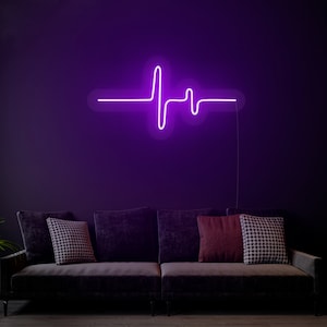 Pulse - LED Neon Sign, Interior Decor, Room decor, Wall Decor, Custom Sign, Neon For Home