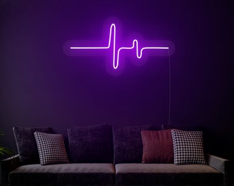 Pulse - LED Neon Sign, Interior Decor, Room decor, Wall Decor, Custom Sign, Neon For Home