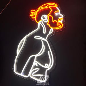 Male - LED Neon Sign Custom, Body Man, Body Neon Sign, Sexy Neon Sign, Boy Neon Sign, Man Body Led Neon, Neon Sign With Man Body,Ginger