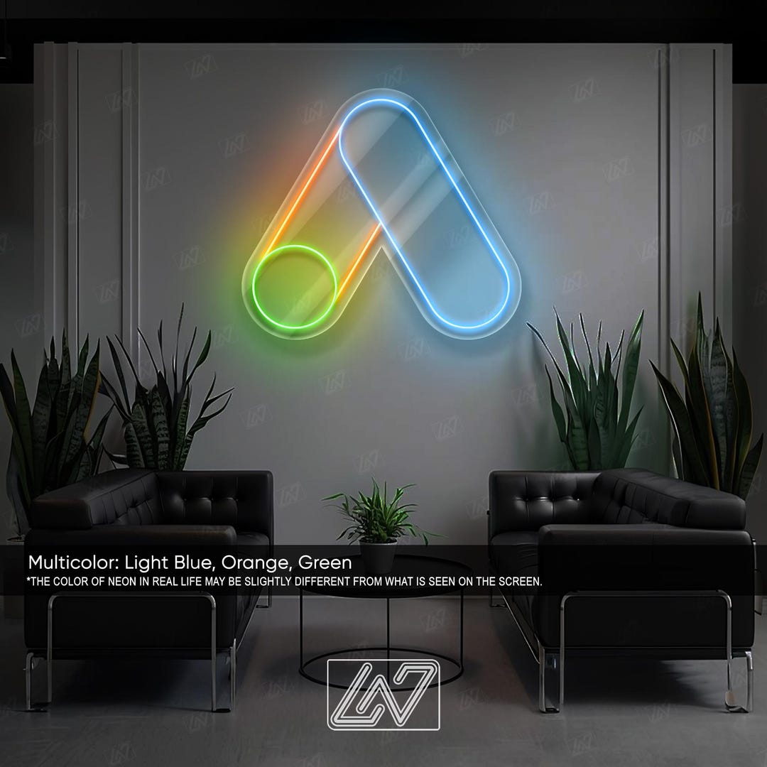 Google Ads Neon Sign, Digital Marketing LED Light, Advertising Agency ...