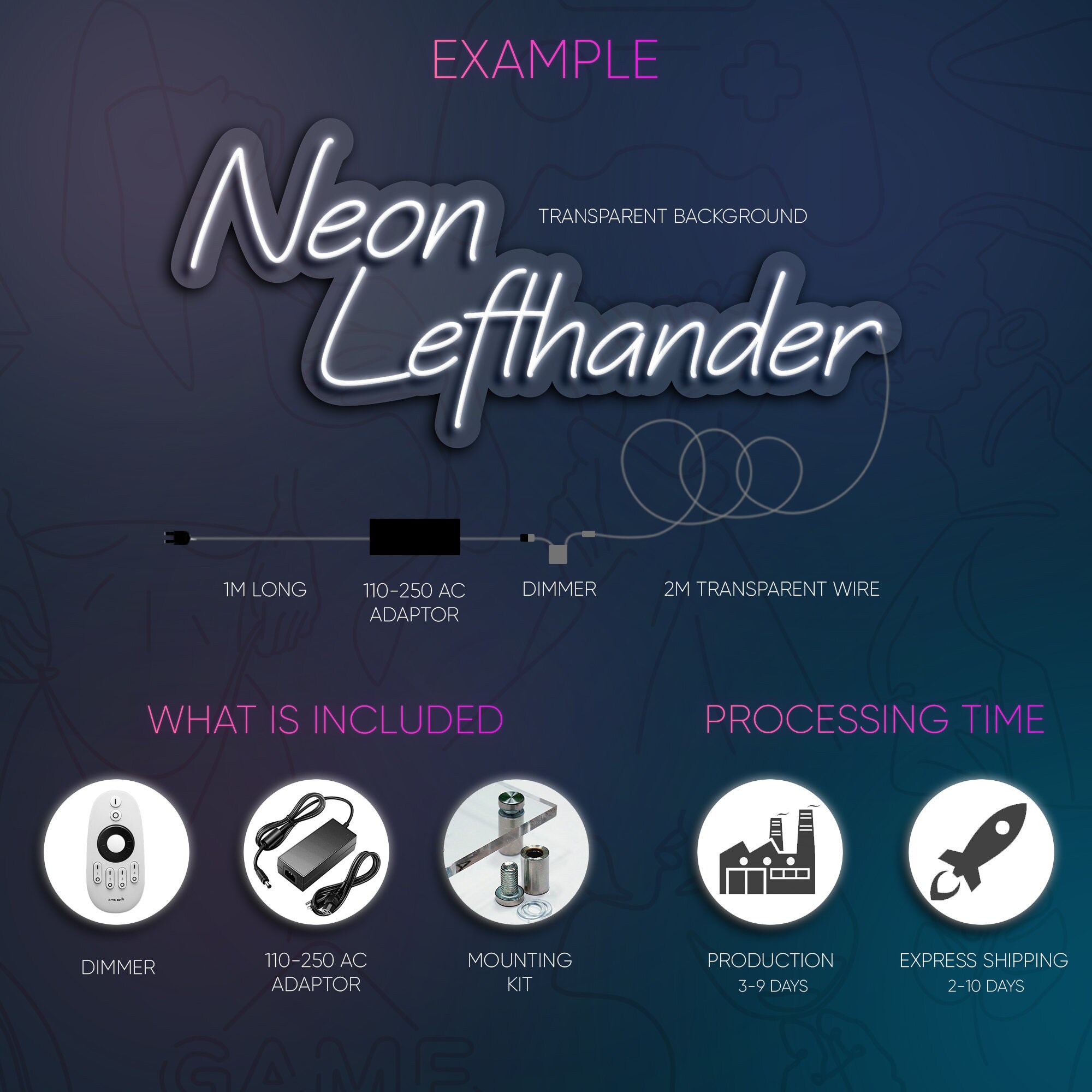 Indesign - LED Neon Sign, Logo Neon Light, IT Programs Logo, Designer ...