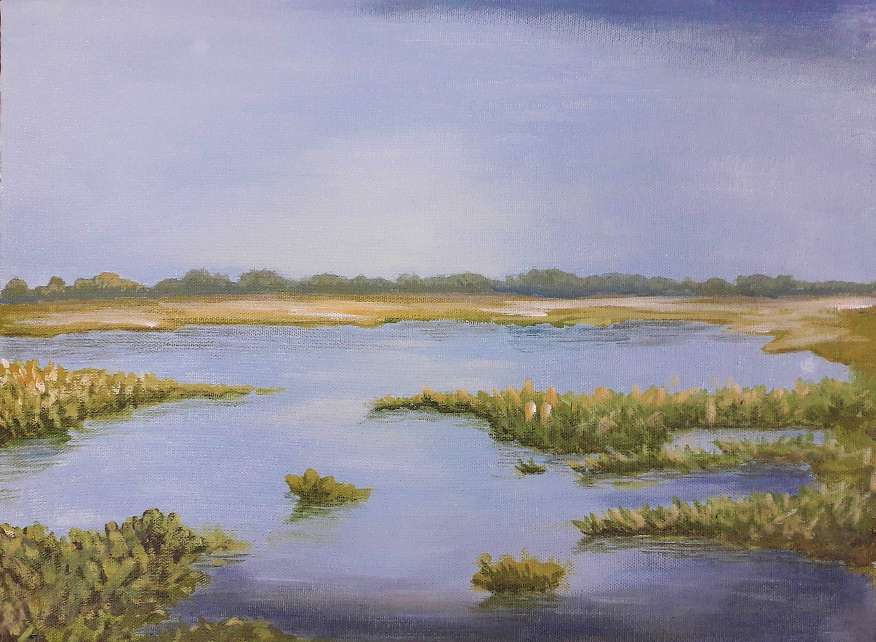 Landschaft Acrylgemälde auf Leinwand für Deine | Etsy