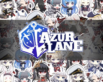 Azur Lane chibi stickers