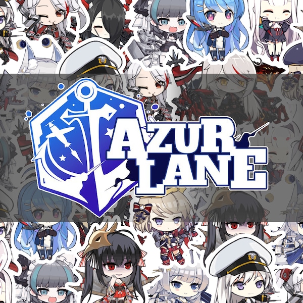 Azur Lane chibi stickers