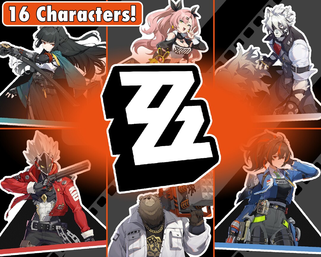 ZZZ Character Stickers - Etsy