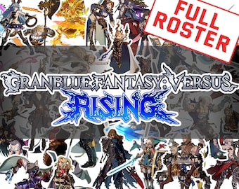 Naklejki Granblue Fantasy GBVSR FULL ROSTER