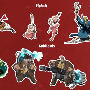 Guilty Gear Strive FULL ROSTER Stickers - Etsy