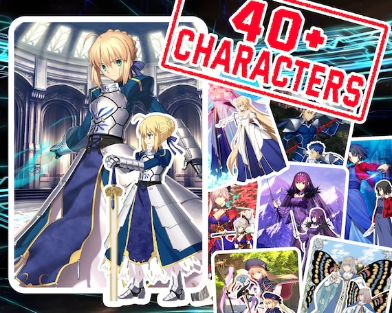Fateシリーズ/FGOキャラクターステッカー - Etsy 日本