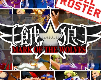 Garou MOTW Character Stickers