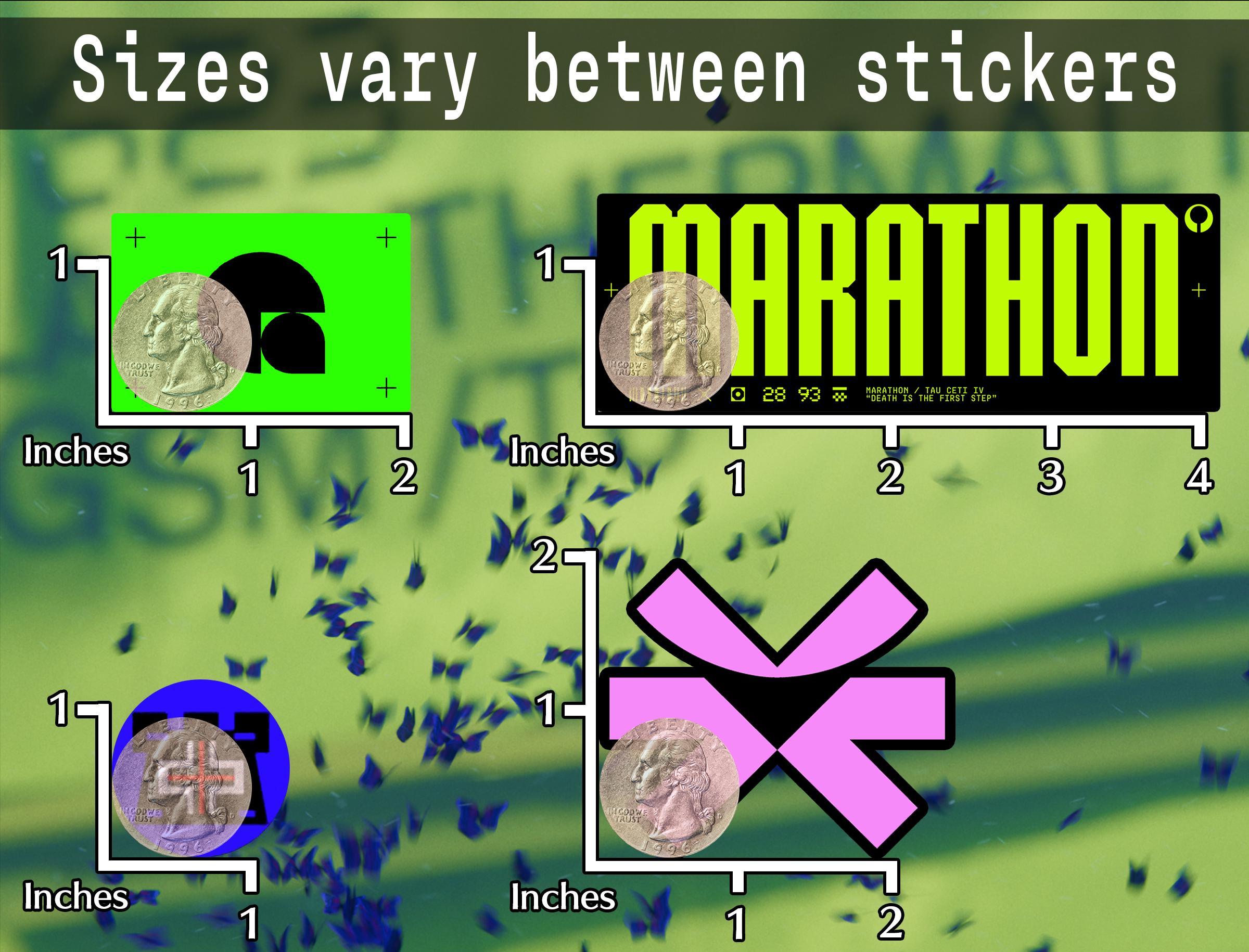MARATHON Faction Stickers - Etsy