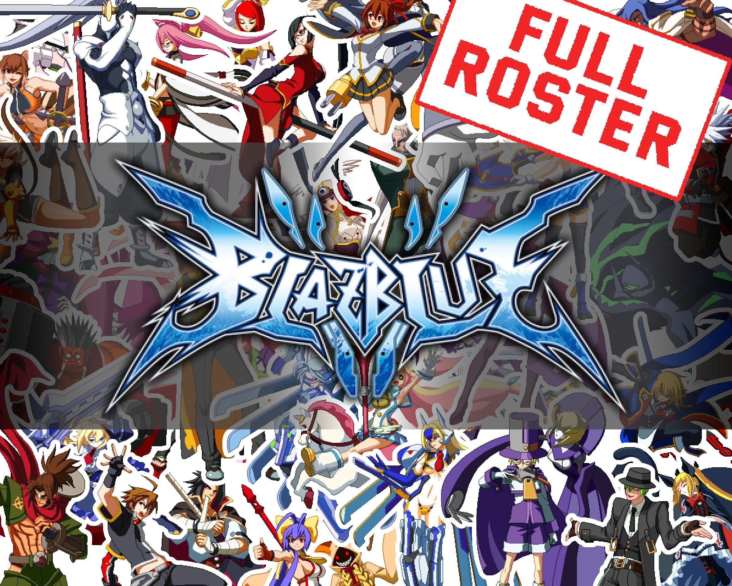 Blazblue BBCF FULL ROSTER Stickers - Etsy