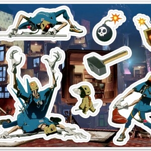 Faust [guilty Gear Strive] Sticker Sheet - Etsy