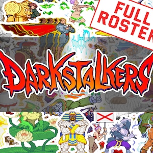 Darkstalkers FULL ROSTER Stickers
