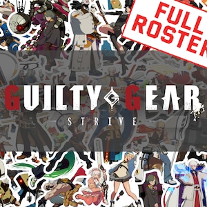 Guilty Gear Strive FULL ROSTER Stickers