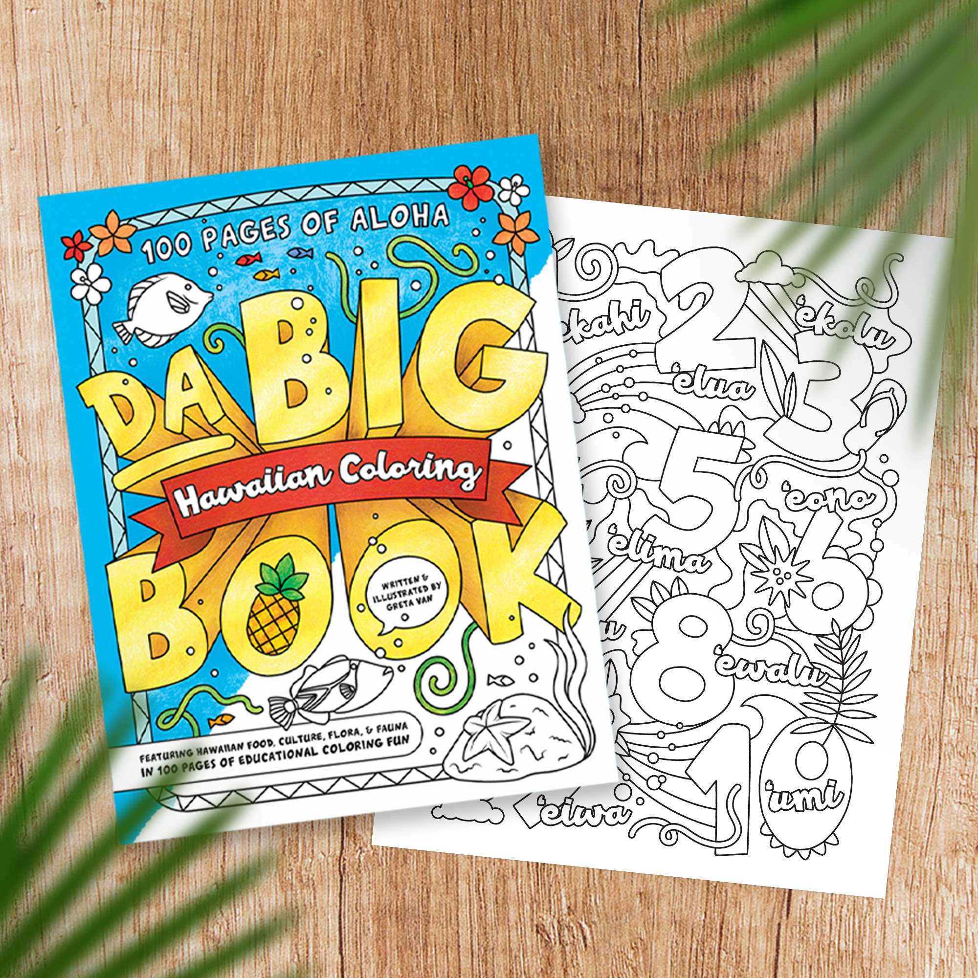 Da BIG Hawaiian Coloring Book 100 Pages of Aloha ʻŌlelo Hawaiʻi