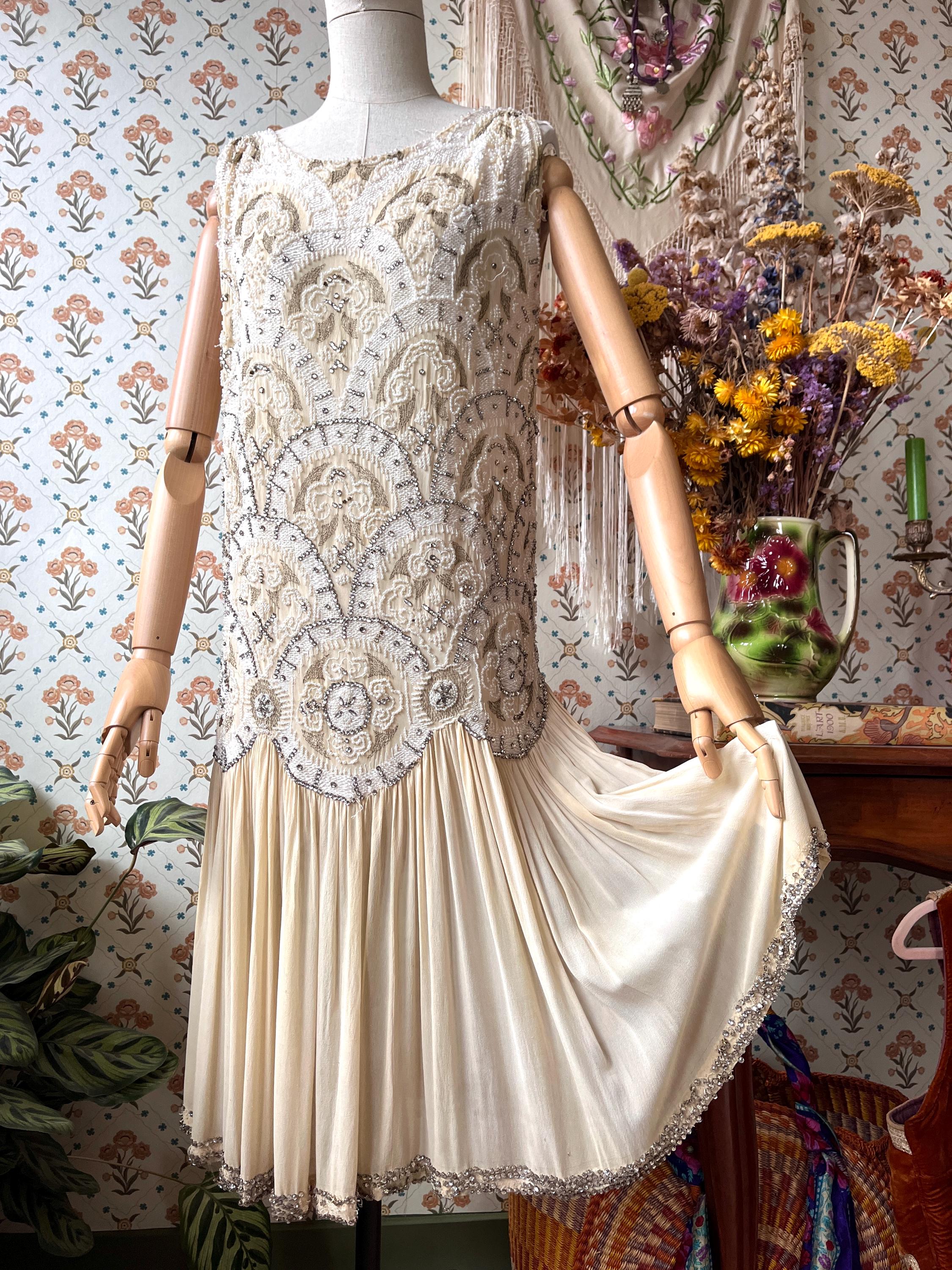 1920s Chiffon Dress - Etsy Canada