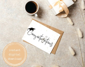 Congratulations Grad | Graduation 2022 | Graduation Card | Printable Graduation Card | 2022 High School Graduation Card | 2022 College Grad