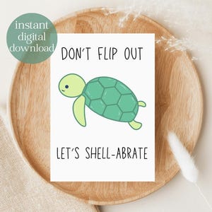 Let's Shell-Abrate | Happy Birthday Card | Birthday Card | Happy Birthday Printable Card | Birthday Template | Happy Birthday