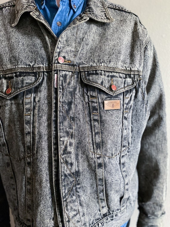 Acid Wash Denim Jacket