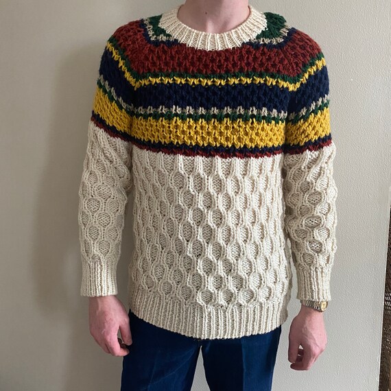 Hand knit sweater