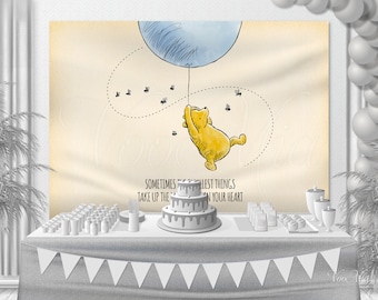 Winnie Pooh Backdrop Etsy Espana